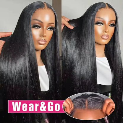 5x5 Glueless Wig Human Hair Ready To Wear Preplucked Pre Cut Glueless Straight Lace  Wig For Women Hair Wig 100% Human Hair