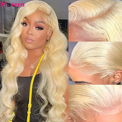 HD Lace Wig 13x6 Human Hair Wigs Brazilian Body Wave 613 HD Lace Frontal Wig Blonde Human Lace Front Wig 100% Human Hair Wigs
