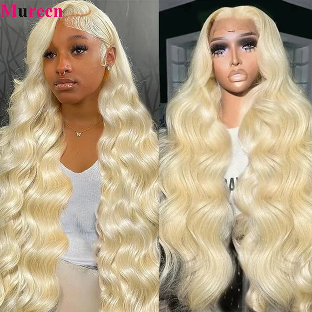HD Lace Wig 13x6 Human Hair Wigs Brazilian Body Wave 613 HD Lace Frontal Wig Blonde Human Lace Front Wig 100% Human Hair Wigs