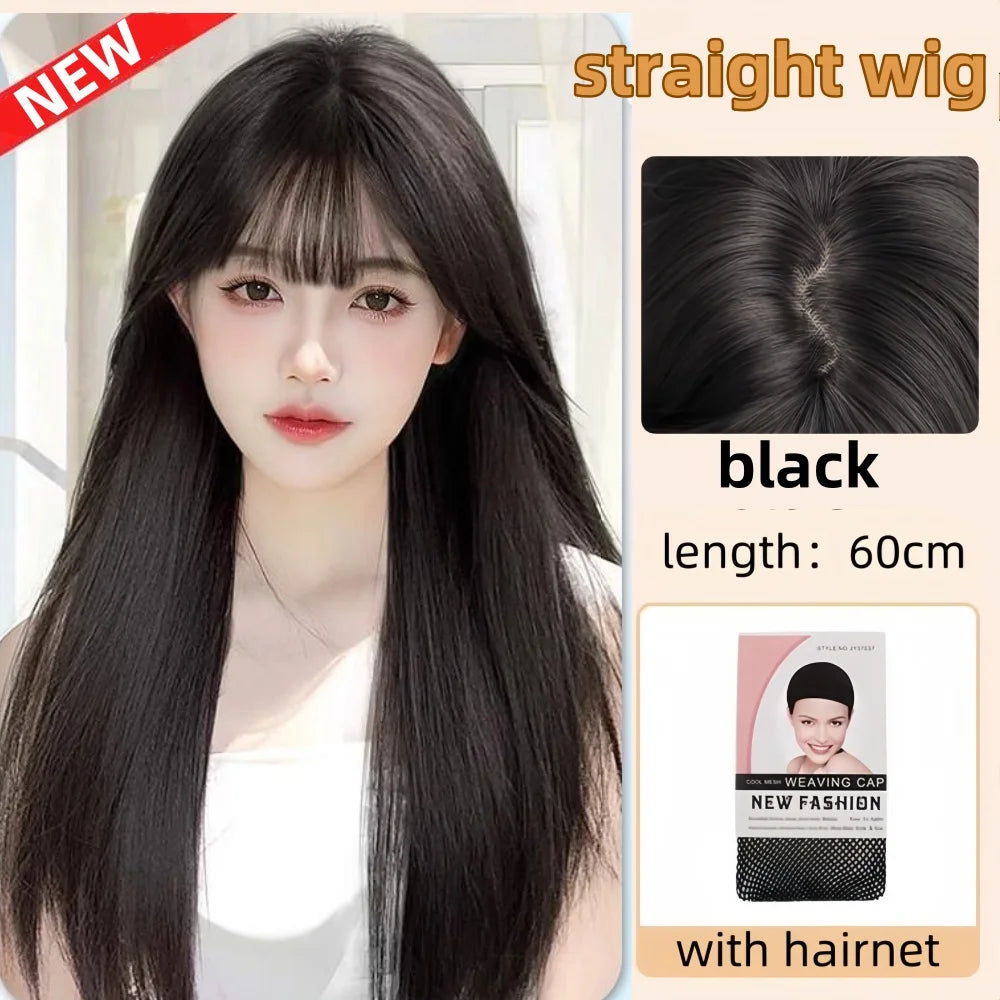 Pink Wig for Women Long Wavy Cosplay Wigs Natural Soft Sweet Synthetic Wig for Daily Use School Life Lolita Wig Pink