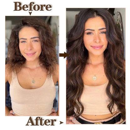 Clip in Hair Extensions Real Human Hair color #4 Chocolate Brown Clip in Hair Extensions 8pcs Hair Natural Black Color 24 inches