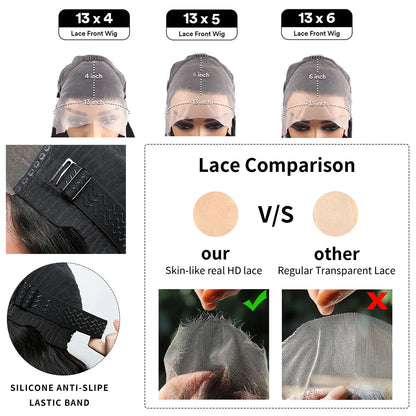 300 Density 13x6 Highlight Curly Lace Front Human Hair Wig 13X4 Loose Deep Wave Frontal Wig Ombre Colored 30 40Inch Hd Lace Wigs