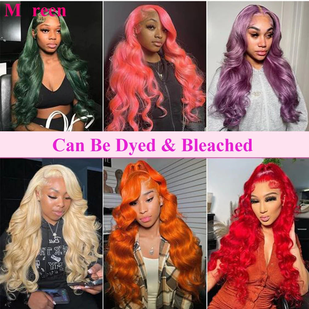HD Lace Wig 13x6 Human Hair Wigs Brazilian Body Wave 613 HD Lace Frontal Wig Blonde Human Lace Front Wig 100% Human Hair Wigs