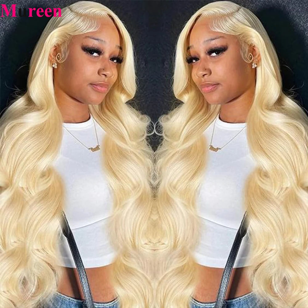 HD Lace Wig 13x6 Human Hair Wigs Brazilian Body Wave 613 HD Lace Frontal Wig Blonde Human Lace Front Wig 100% Human Hair Wigs